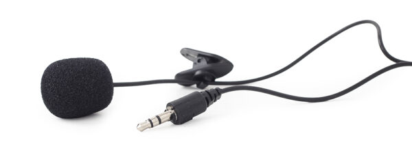 GEMBIRD MIC-211-B MICROFONO CON CLIP DI COLORE NERO