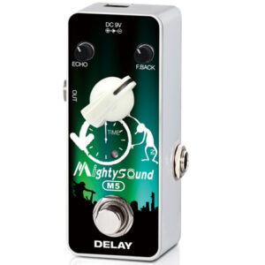 MIGHTYSOUND M5 PEDALE SINGOLO EFFETTO DELAY PER CHITARRA ELETTRICA TRUE BYPASS