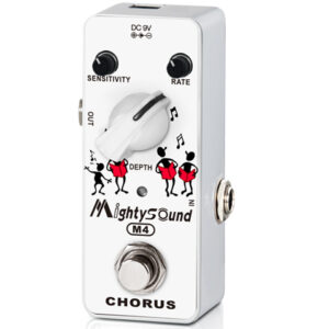 MIGHTYSOUND M4 EFFETTO CHORUS A PEDALE PER CHITARRA ELETTRICA TRUE BYPASS