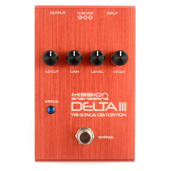 MISSION ENGINEERING DELTA III SI EFFETTO A PEDALE PER CHITARRA ELETTRICA DISTORSORE FUZZ OVERDRIVE