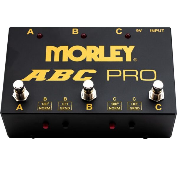 MORLEY ABC PRO GOLD SELETTORE E COMBINATORE A 3 SWITCH PER CHITARRE STRUMENTI AMPLIFICATORI
