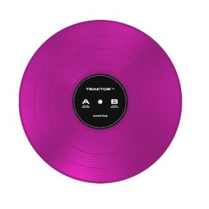 NATIVE INSTRUMENTS TRAKTOR CONTROL VINYL NEON PINK VINILE DI CONTROLLO ROSA TRASPARENTE