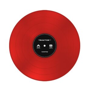 NATIVE INSTRUMENTS TRAKTOR CONTROL VINYL RED VINILE DI CONTROLLO ROSSO