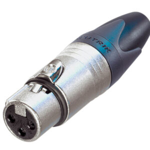 NEUTRIK NC3FXX CONNETTORE PROFESSIONALE CANNON XLR FEMMINA DA CABLARE PER CAVI MICROFONICI