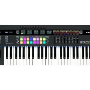 NOVATION 49SL MKIII TASTIERA CONTROLLER MIDI USB 49 TASTI SEMIPESATI + 16 PAD + 8 FADER + 8 ENCODER