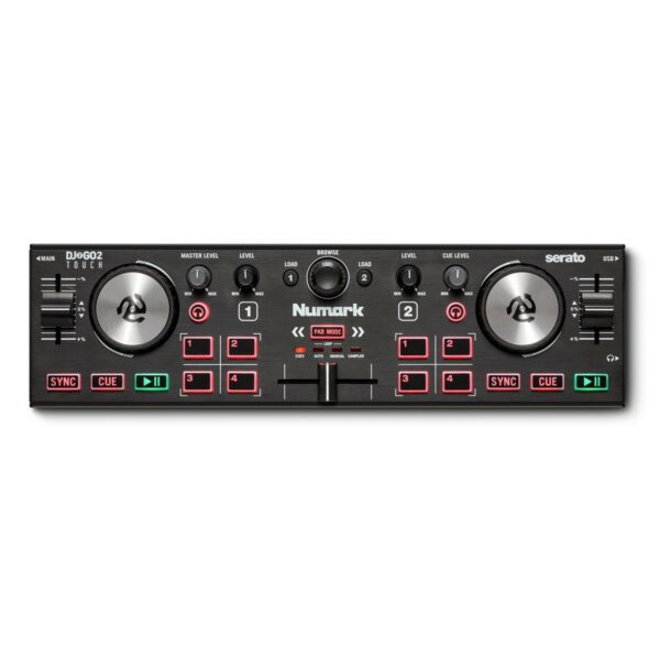 NUMARK DJ2GO 2 TOUCH CONTROLLER DIGITALE CON JOG WHEEL CAPACITIVE
