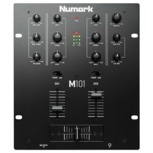 NUMARK M101 BLACK MIXER 2 CANALI PER DJ LINE + PHONO