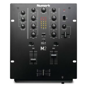NUMARK M2 BLACK MIXER DJ 2 CANALI LINE – PHONO + INGRESSO MICROFONICO