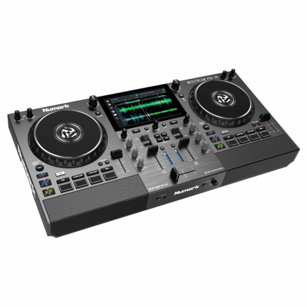 NUMARK MIXSTREAM PRO GO ENGINE CONTROLLER A BATTERIA PER STREAMING DJ CON AMAZON MUSIC