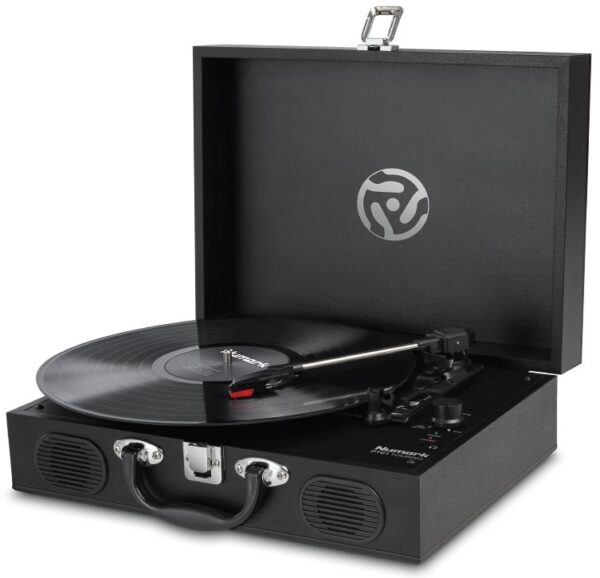 NUMARK PT01 TOURING GIRADISCHI USB CON ALTOPARLANTI INTEGRATI E VALIGETTA