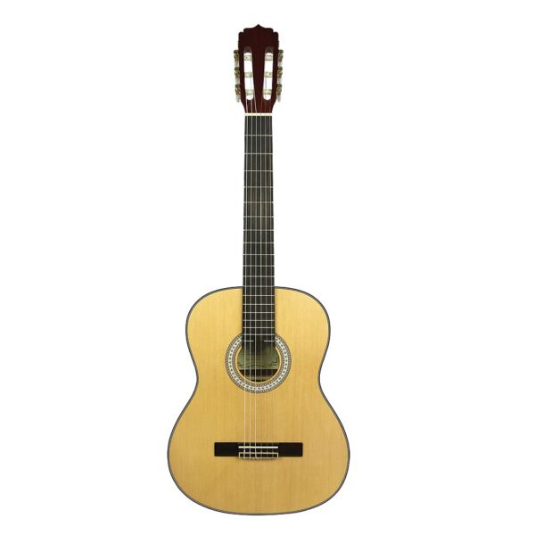OLVEIRA ZC4 CHITARRA CLASSICA 4/4 TAVOLA 39" TOP ABETE FONDO/FASCE SAPELE MANICO NATO TASTIERA/PONTE PALISSANDRO MECCANICHE CROMATE LIRA NATURAL LUCIDA