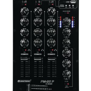 OMNITRONIC PM 311P MIXER DJ 3 CANALI CON PLAYER MP3 USB