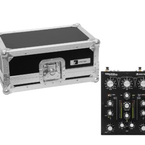OMNITRONIC SET TRM202 MK3 MIXER ROTATIVO 2 CANALI PER DJ 2 CANALI + CASE ROADINGER