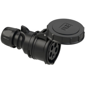 PCE-2252-6X PRESA CEE 32A 5P (3P+N+T) 415V IP67 5 POLI FEMMINA NERA SHARK BLACK