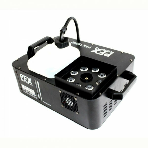 PFX1500V MACCHINA DEL FUMO VERTICALE 1500 WATT CON 8 LED RGB DA 3 WATT