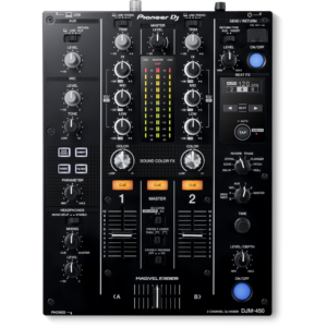 PIONEER DJM450 BLACK MIXER DJ 2 CANALI SCHEDA AUDIO 24BIT USB NERO