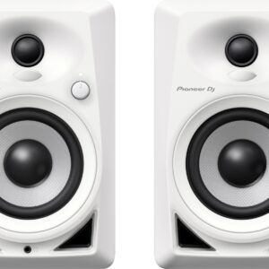 PIONEER DM 40 BT WH COPPIA MONITOR ATTIVI BASS REFLEX PER DJ E STUDIO 2 VIE 21 WATT BLUETOOTH COLORE BIANCO