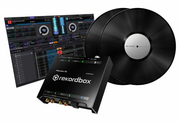 PIONEER INTERFACE 2 INTERFACCIA AUDIO PER DJ CON REKORDBOX DJ E REKORDBOX DVS + 2 VINILI DI CONTROLLO TIME CODE RB-VS1-K