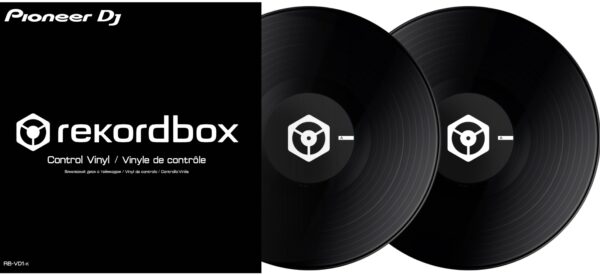 PIONEER RB-VD1-K COPPIA DI VINILI DI CONTROLLO PER REKORDBOX NERI