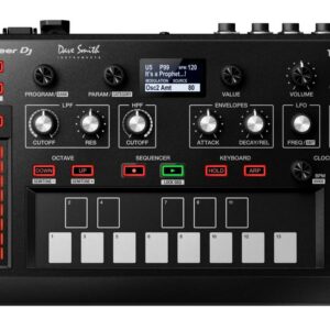 PIONEER TORAIZ AS-1 SINTETIZZATORE MONOFONICO ANALOGICO CON EFFETTI + SEQUENCER LOCK + MIDI + DISPLAY OLED