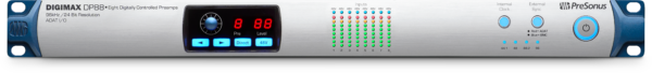 PRESONUS DIGIMAX DP88 CONVERTITORE A/D/A 8 CANALI CON PREAMPLIFICATORI CONTROLLO REMOTO