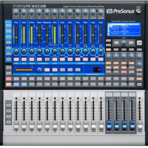 PRESONUS STUDIOLIVE 16.0.2 USB MIXER DIGITALE 16 CANALI 13 PREAMPLIFICATORI X-MAN 2 PROCESSORI EFFETTI