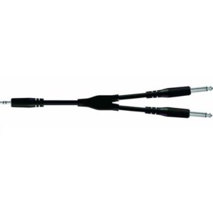 PROEL BULK505LU18 CAVO MINI JACK STEREO – 2 JACK 6,35MM 1,8 METRI