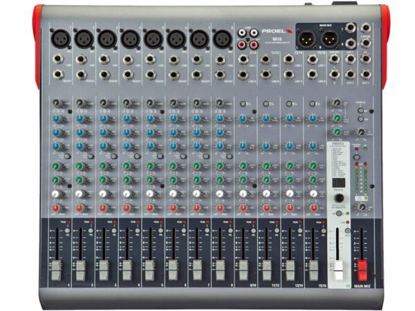 PROEL MI16 MIXER 16 CANALI 2 BUS CON DSP ED EFFETTI