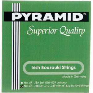 PYRAMID 671/8B MUTA DI 8 CORDE PER IRISH BOUZOUKI ACCORDATURA OTTAVATA