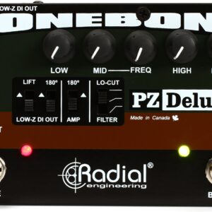 RADIAL TONEBONE PZ DELUXE EFFETTO A PEDALE PREAMPLIFICATORE PER CHITARRA PIEZO