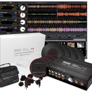 RANE SERATO SCRATCH LIVE SL4 INTERFACCIA AUDIO USB DJ 4 INGRESSI PHONO CD 96KHZ 24 BIT