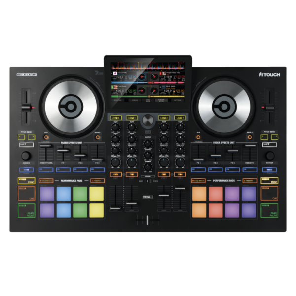 RELOOP TOUCH CONTROLLER PER DJ 4 CANALI CON DISPLAY TOUCH DA 7"