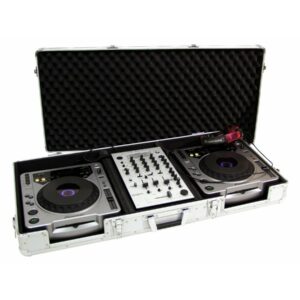 ROADINGER DIGI-2 FLIGHT CASE IN ALLUMINIO PER 2 CDJ (850 – 900 – 2000) E 1 MIXER 10″