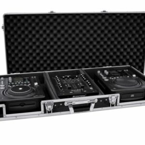 ROADINGER DIGI-2 FLIGHTCASE PER 2XCDJ MIXER 10" NERO