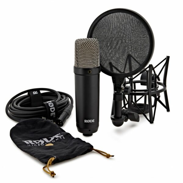 RODE NT1A SIGNATURE SERIES MICROFONO A CONDENSATORE CARDIOIDE XLR + SOSPENSIONE ELASTICA + FILTRO ANTIPOP