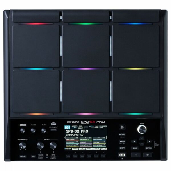 ROLAND SPD-SX PRO PAD CAMPIONATORE CON 9 SUPERFICI SUONABILI E DISPLAY 4.3"