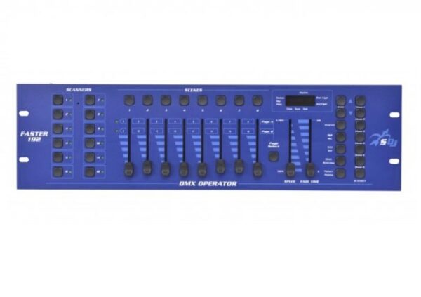 SAGITTER FASTER 192 CONTROLLER DMX 192 CANALI PER SCANNER E TESTE MOBILI