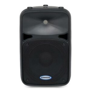 SAMSON AURO D210 CASSA ATTIVA BIAMPLIFICATA DUE VIE 200 WATT + LIMITATORE OPTIMAX INTEGRATO + MANIGLIA PER TRASPORTO