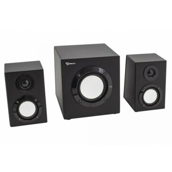 SBOX SP-4300 IMPIANTO AUDIO 2.1 SUBWOOFER E CASSE BLUETOOTH CON LETTORE USB TF SD