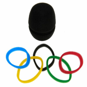 SENNHEISER MZW 5000 ANTIVENTO IN SPUGNA CON ANELLI COLORATI PER TRASMETTITORI A MANO SKM 5000