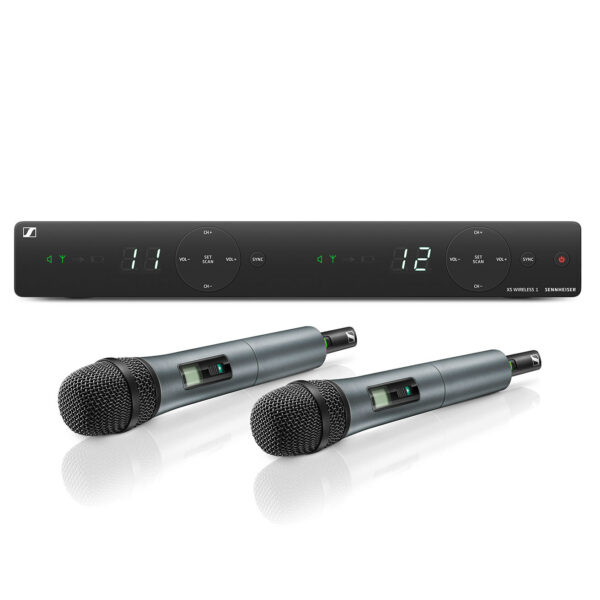 SENNHEISER XSW 1 825 A DUAL VOCAL SET MICROFONI + RICEVITORE SISTEMA WIRELESS BANDA A