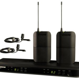 SHURE BLX188E/CVL SISTEMA MICROFONO WIRELESS 2 CANALI 2 BODYPACK + 2 LAVALIER