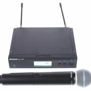 SHURE BLX24RE/BETA58 PALMARE RADIOMICROFONO ANALOGICO PER VOCE MONTABILE A RACK