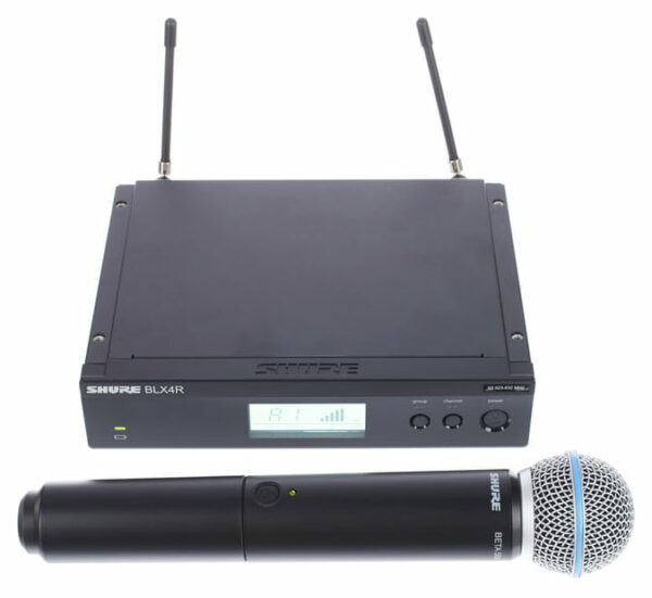 SHURE BLX24RE/BETA58 PALMARE RADIOMICROFONO ANALOGICO PER VOCE MONTABILE A RACK