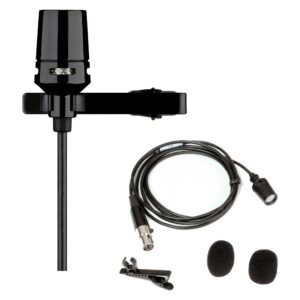 SHURE CVL-BC-TQG MICROFONO WIRELESS CONDENSATORE LAVALIER + ANTIVENTO + CLIP PER ATTACCO ASTA + ANTIVENTO
