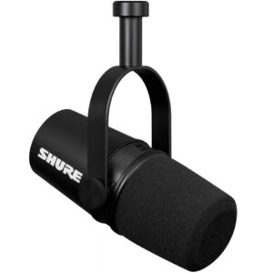 SHURE MV7X BLACK MICROFONO DINAMICO CARDIOIDE PER PODCAST XLR