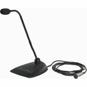 SHURE MX412D/N MICROFONO A COLLO D’OCA 12″ CON BASE D’APPOGGIO E TASTO MUTE