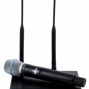 SHURE QLXD24E/BETA87 RADIOMICROFONO PALMARE WIRELESS PROFESSIONALE CON CAPSULA BETA87