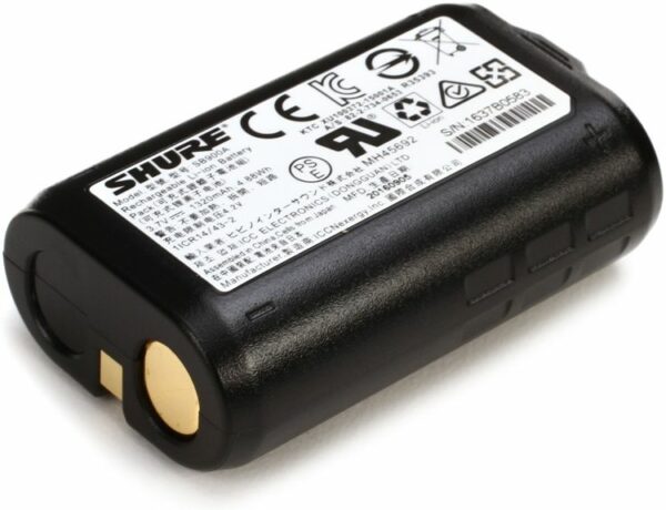 SHURE SB900A BATTERIA AL LITIO RICARICABILE PER MICROFONI WIRELESS SHURE QLXD - ULXD - PSM300
