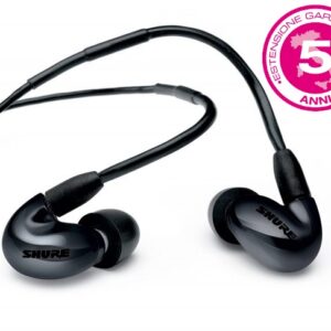 SHURE SE846BK BLACK AURICOLARI PROFESSIONALI AD ISOLAMENTO SONORO QUATTRO DRIVER TRE VIE – GARANZIA ESTENDIBILE 5 ANNI –